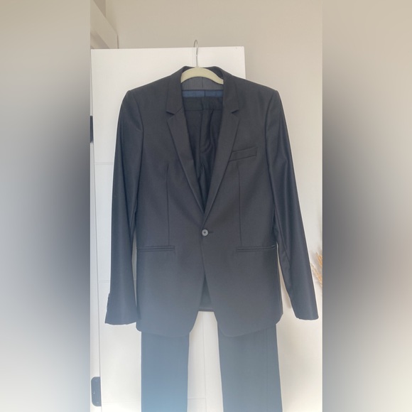 Zara men black wool suits - Picture 5 of 10